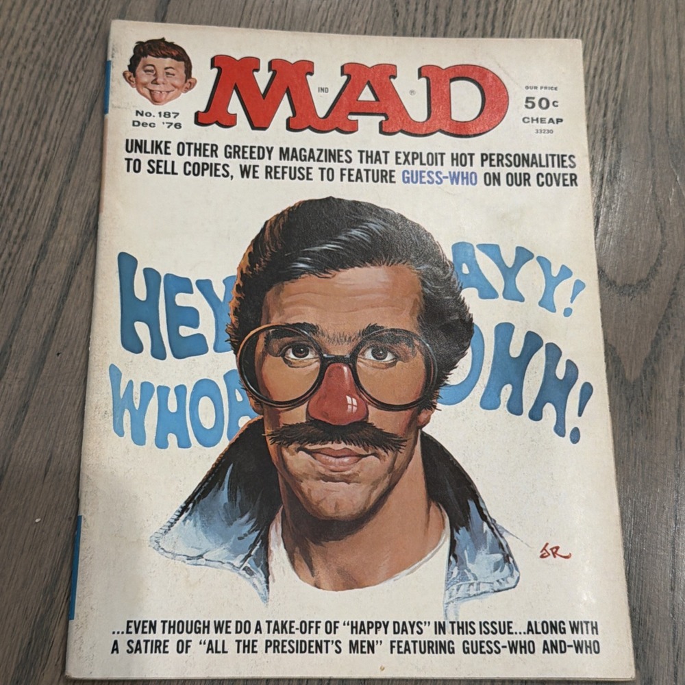Mad Magazine #187 - December 1976 - Henry Winkler - Fonz
